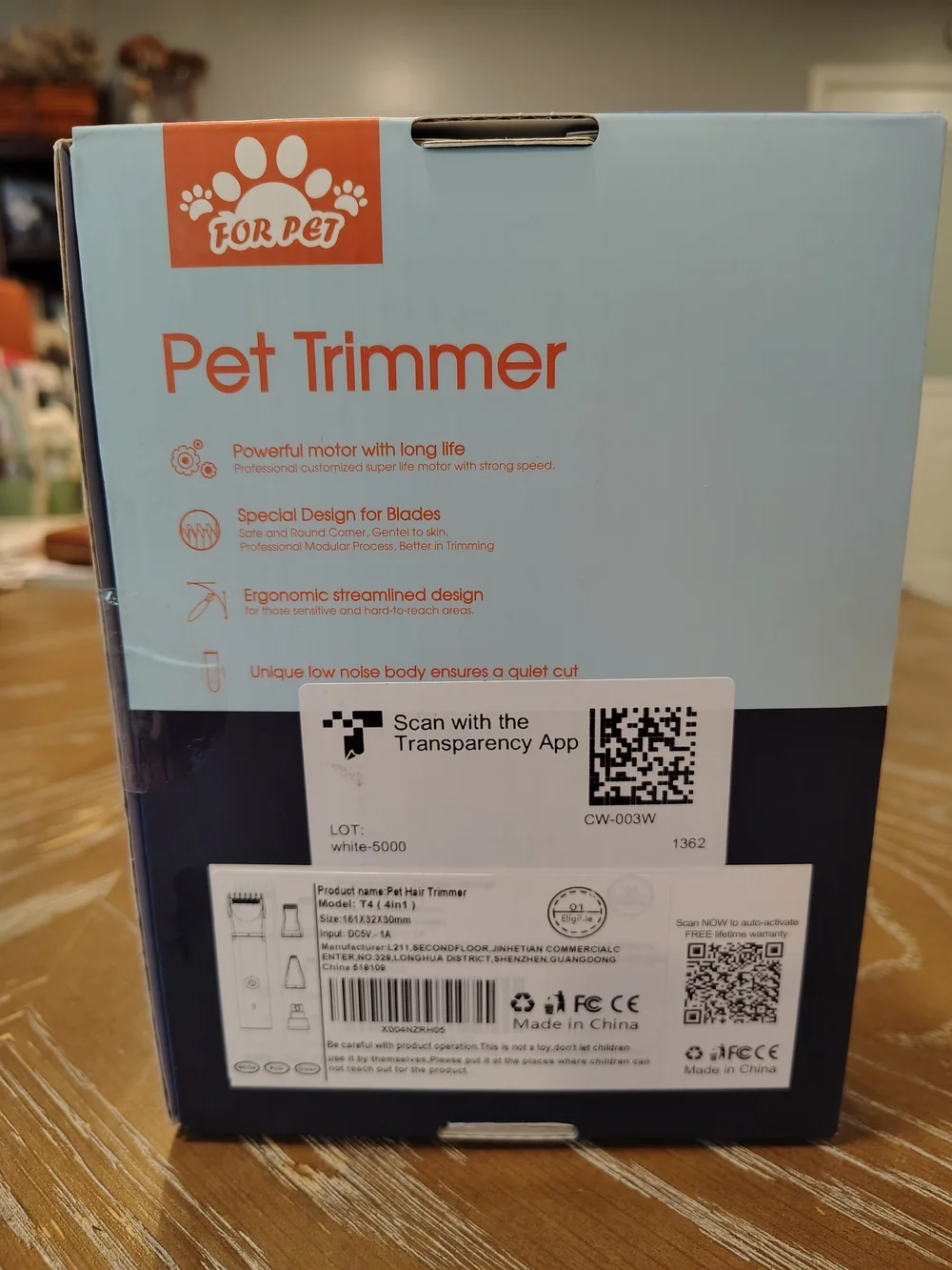 Pet Trimmer - Blue